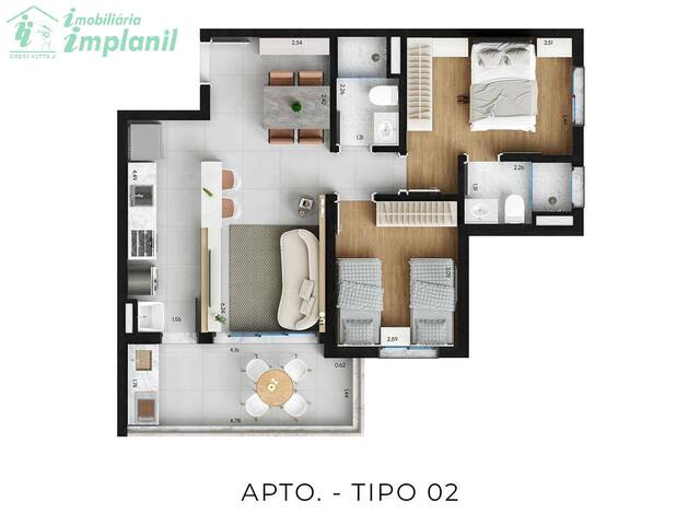#1405 - Apartamento para Venda em Jundiaí - SP - 3